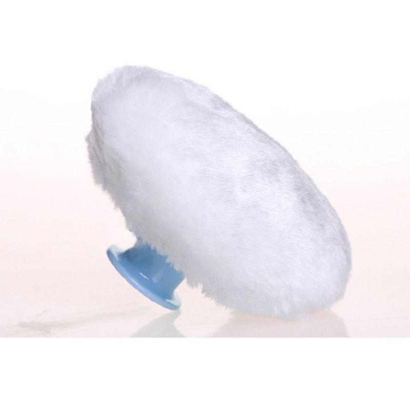 Hộp đựng trong suốt và bông phấn mềm cho em bé