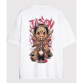 [Giảm giá] Áo phông, thun T-SHIRT OVERSIZE JASON Thời trang Exotic