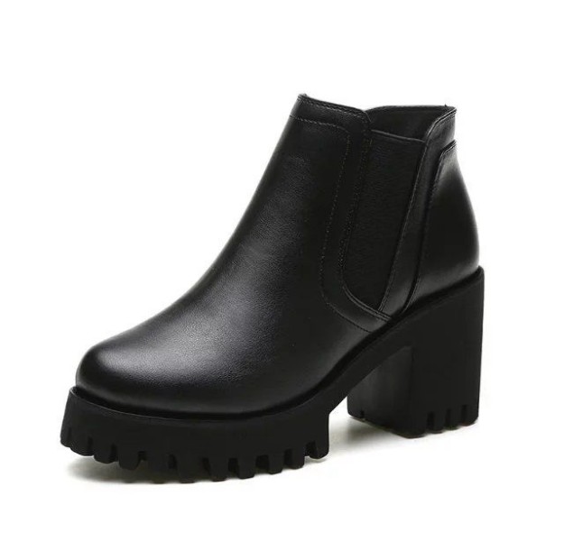 Giày Boot Cao Gót Đế Dày Size Lớn 41 Thời Trang Nữ