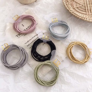 Dây/ Thun Cột Tóc Đủ Màu Pastel Ulzzang Basic Xinh Xắn