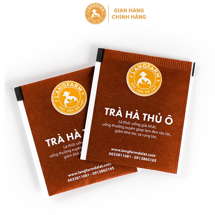 Trà hà thủ ô túi lọc L'angfarm  hộp, mẫu pastel art, Thái Bảo hộp 60 tép, Kraft sang trọng 25 tép