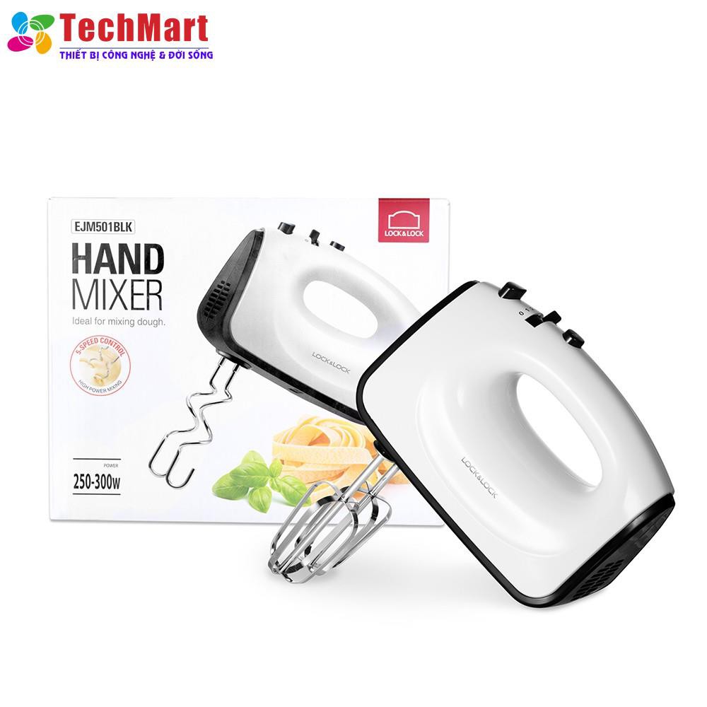 Máy Đánh Trứng Lock&Lock Hand Mixer 300W - Đen [EJM501BLK