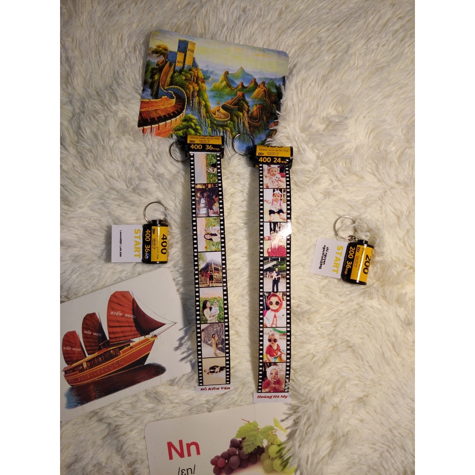 Móc Khóa Film Kodak và Fuji In Hình Kỉ Niệm🍁 Quà Sinh Nhật Handmade Độc Đáo Từ Cuộn Phim🍁