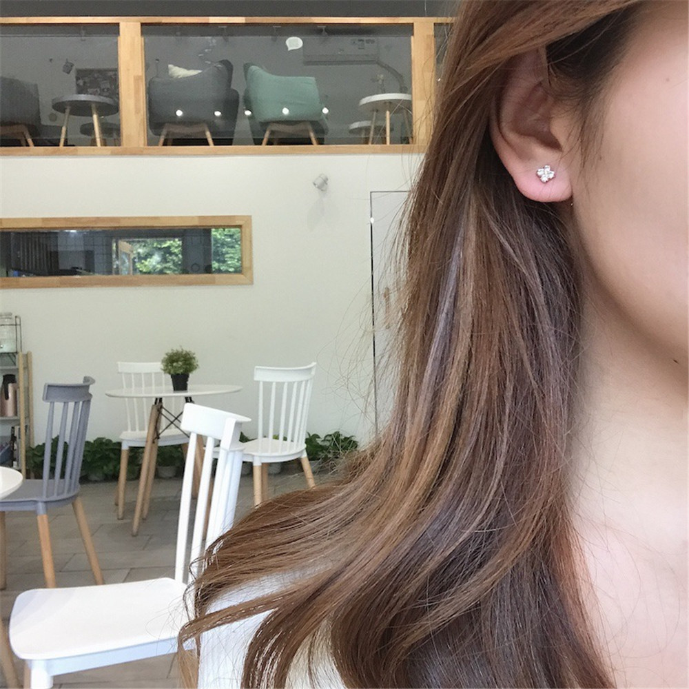 Set 5 Khuyên Tai Thời Trang Hàn Quốc Cho Nữ Yanqueens Trang sứ Quà tặng
