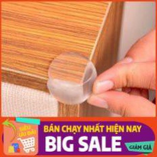 [freeShip-Khô Máu] BỊT GÓC BÀN SILICOL KÈM KEO DÁN (Kho Tiện Ích Family Mart)