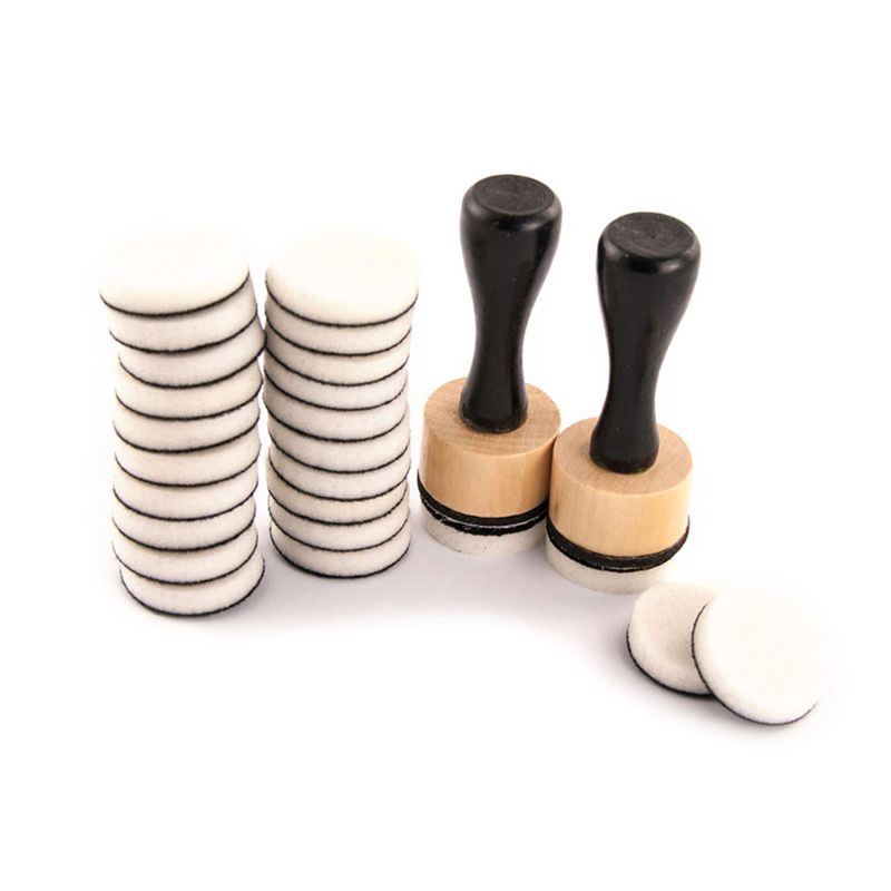 Win♥ Mini Ink Paints Mixing Blending Tools Round Foam Refills for Scrapbooking Craft