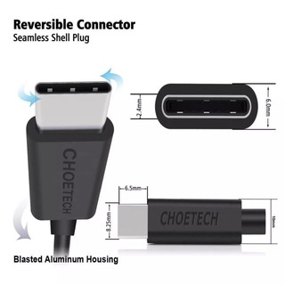 DÂY CÁP SẠC TYPE-C CHOETECH CC002