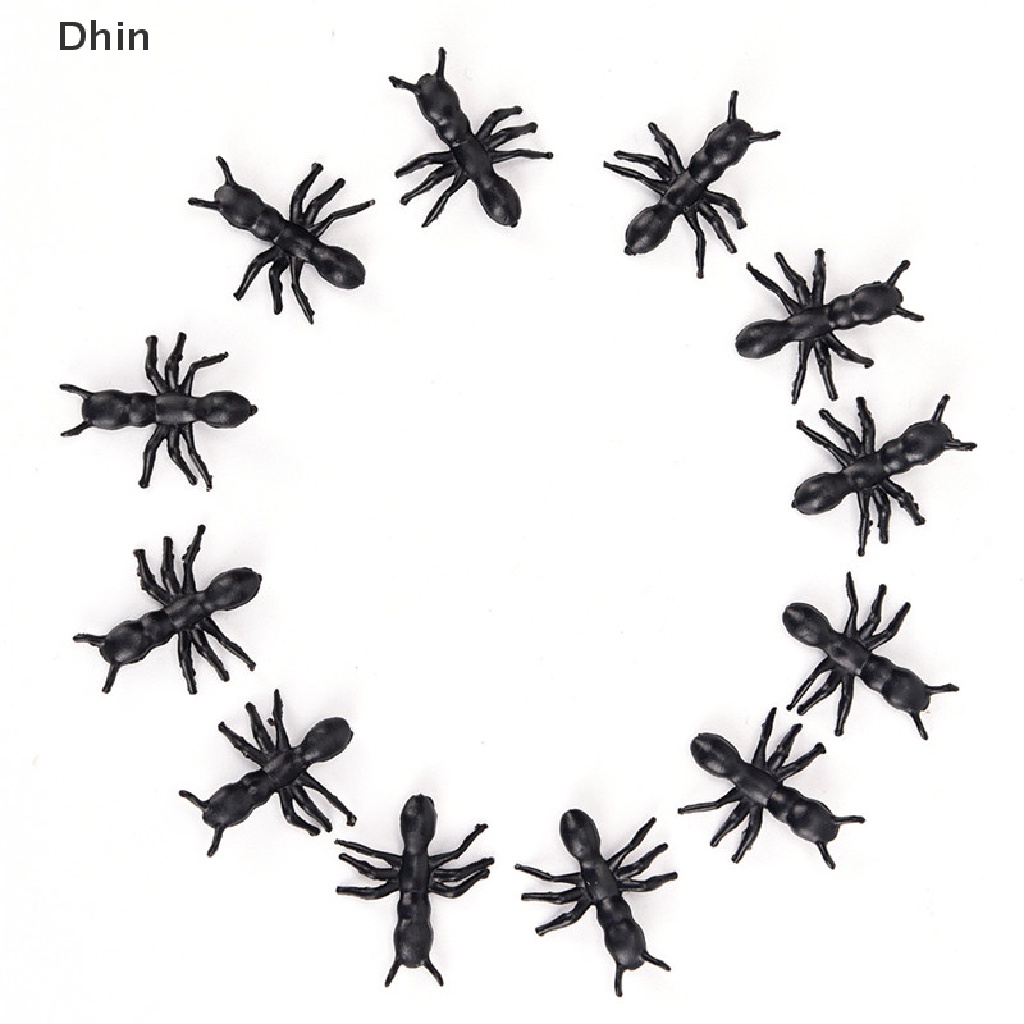 Bộ 50 Con Kiến Bằng Nhựa Màu Đen Vui Nhộn Dùng Trang Trí Halloween