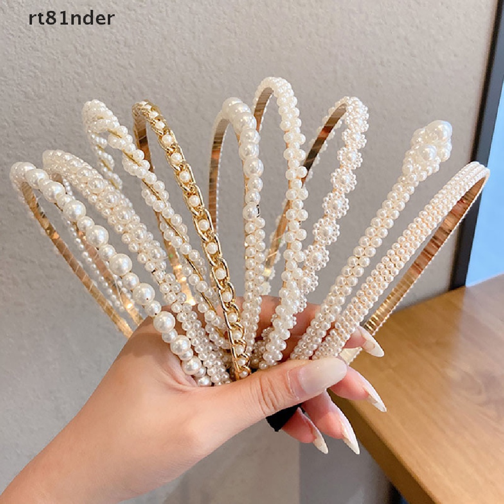 Cài tóc thắt nơ đính ngọc trai nhân tạo thời trang Hàn Quốc cho nữ