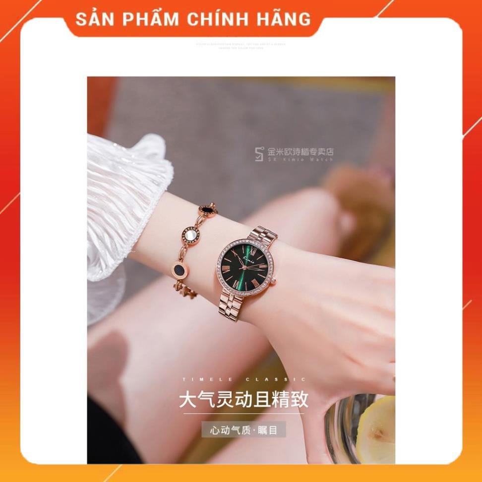 Hàng Cao Cấp -  Đồng hồ - NỮ- KIMIO 6379 sang chảnh - Hàng Nhật ( Silver) - lỗi 1 đổi 1