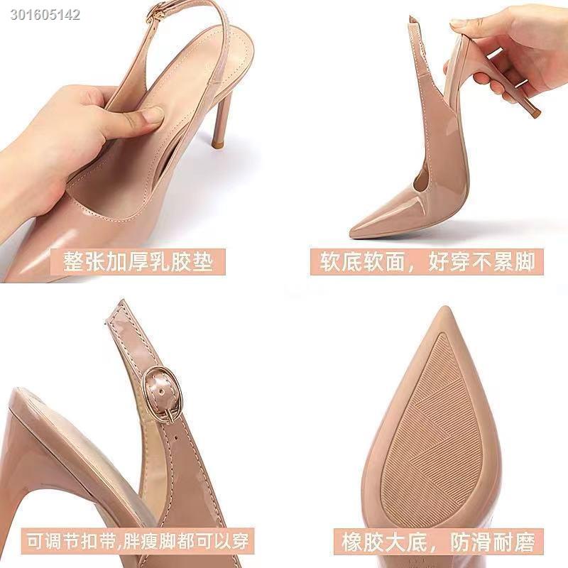 Giày Cao Gót Da Bóng Thời Trang Mùa Hè Cho Nữ 2021