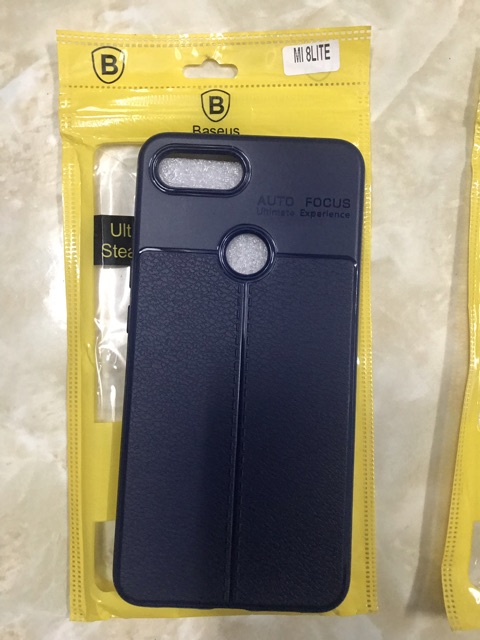 Ốp lưng xiaomi 8 lite dẻo trong, dẻo đen cao cấp