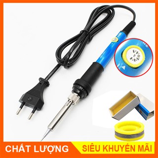 Mỏ hàn chỉnh nhiệt 60w (xanh) + Tặng chì nhựa thông