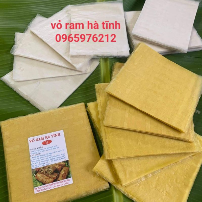 vỏ ram hà tĩnh tệp 80-100 lá cuốn (Hút Chân Không) giá sỉ