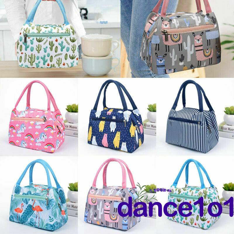 Túi đựng hộp cơm trưa cách nhiệt nhiều màu sắc phù hợp cho du lịch/đi làm/đi học