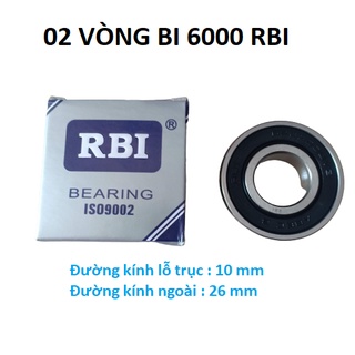 02 vòng bi 6000 rbi chất lượng cao