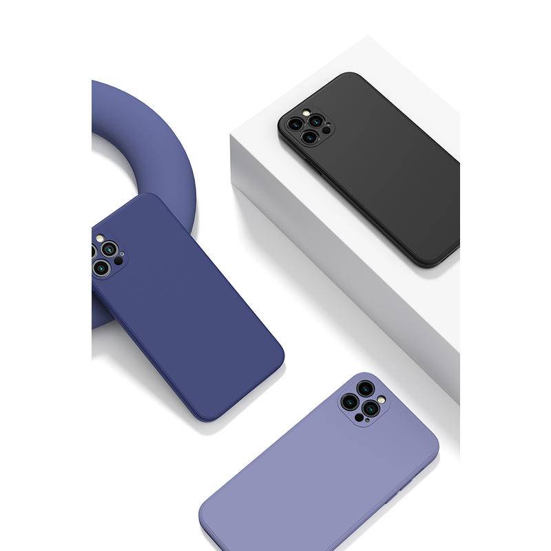 Ốp điện thoại silicon dẻo khung vuông chống va đập cho iPhone 11 12 13 pro max x xs max xr