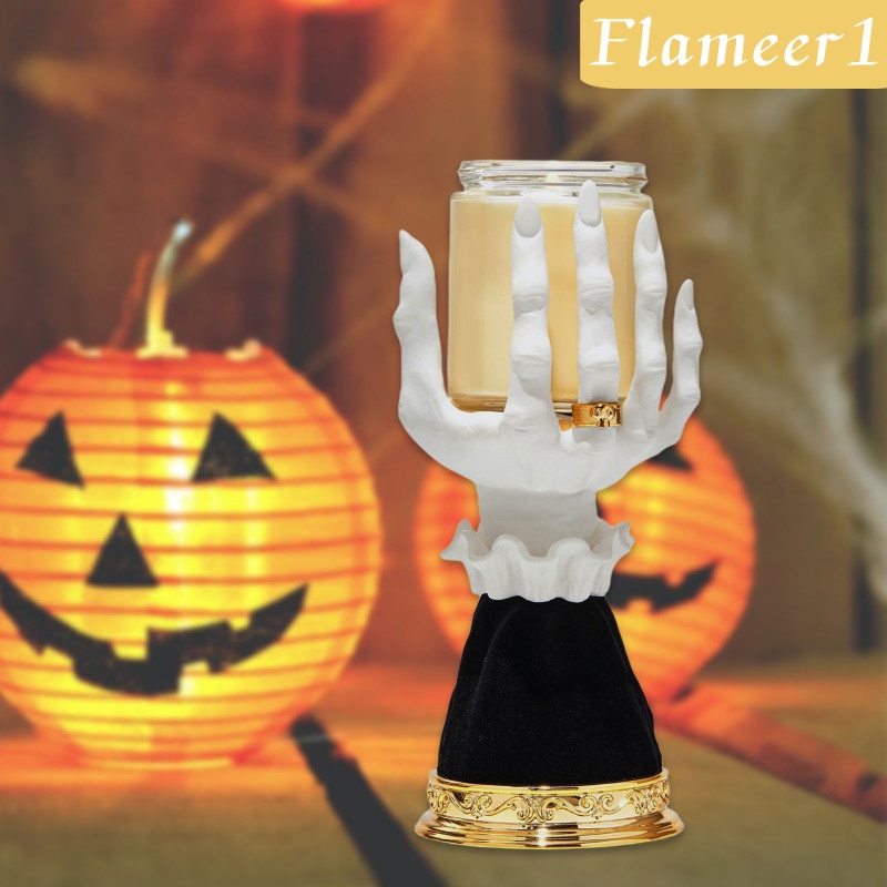 Chân nến hình phù thủy phong cách gothic trang trí lễ hội