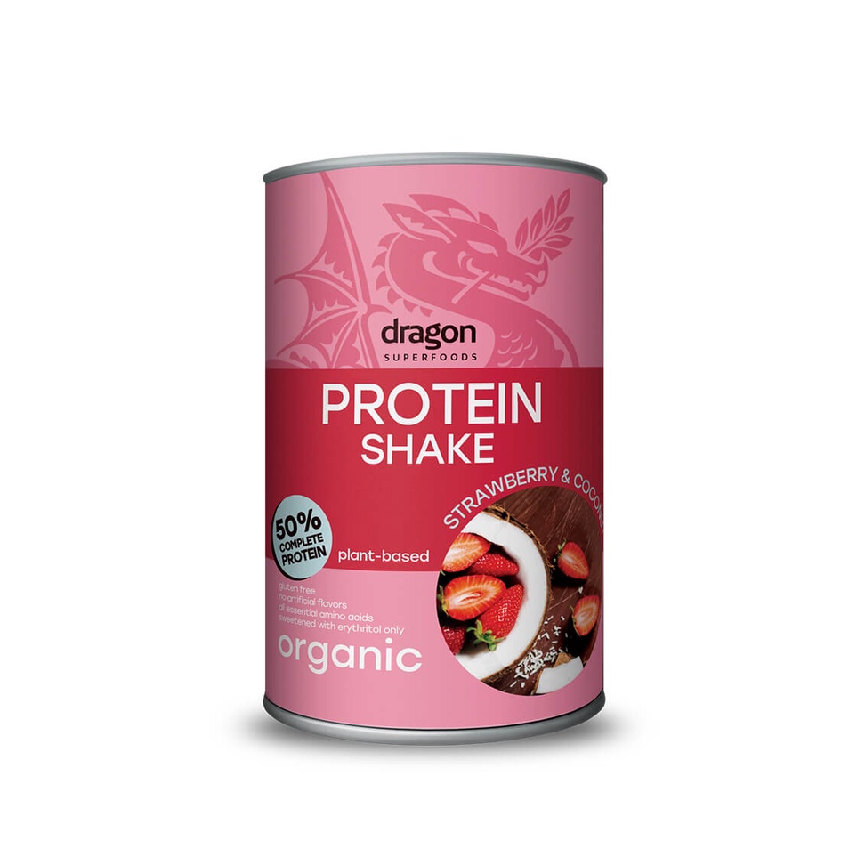 Bột Protein shake hữu cơ Dragon Superfoods đủ vị 450gr/ 500gr