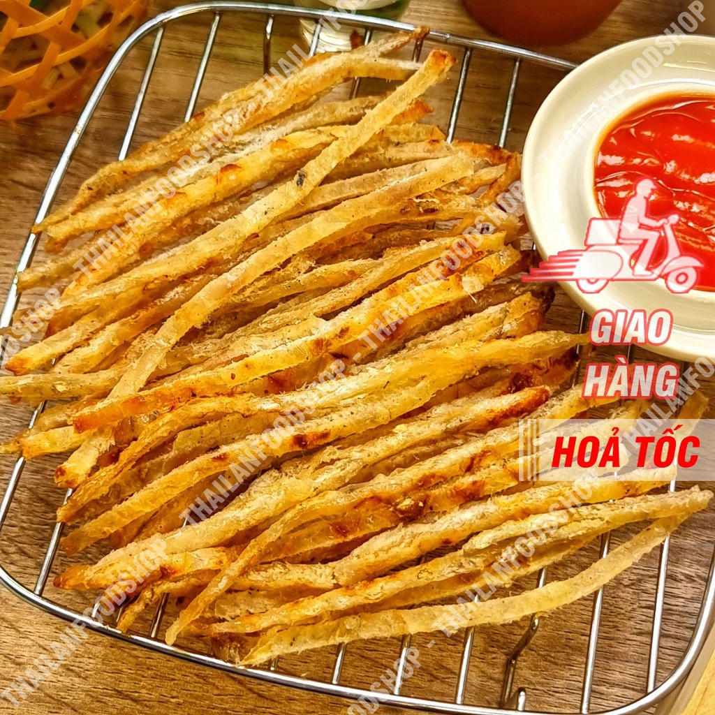 Khô Cá Thiều Tiêu Sọ Cắt Sợi Lon 300gram