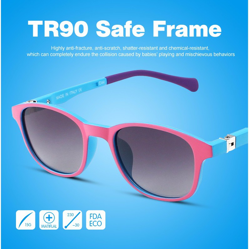 6-12 years old Kính Mát KATELUO S1022 Phân Cực Chống Tia Uv 400 Cho Bé