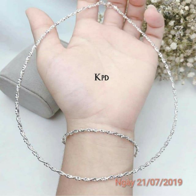 Combo kiềng bạc 925 cao cấp