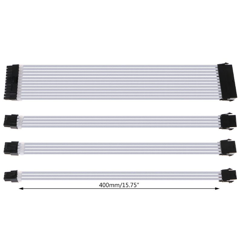 Set dây cáp nối dài 24PIN 8-PIN 6PIN 4+4PIN 30/ 40cm cấp nguồn cơ bản dành cho máy tính bàn