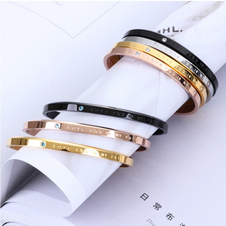Bộ 2 Vòng Tay Đôi Nam Nữ Ti Tan Ko Đen TT 0955