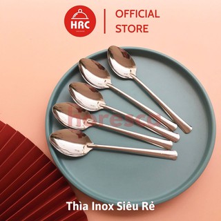 Thìa inox cán dài, muỗng inox siêu rẻ 18.7cm