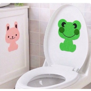 Miếng dán khử mùi toilet than hoạt tính hình thú ngộ nghĩnh