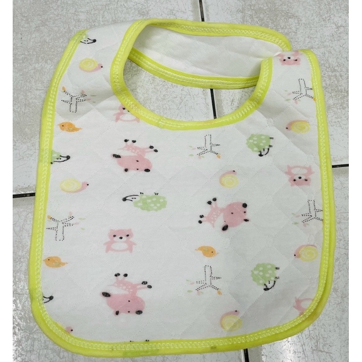 Yếm vuông cotton chống thấm cho bé