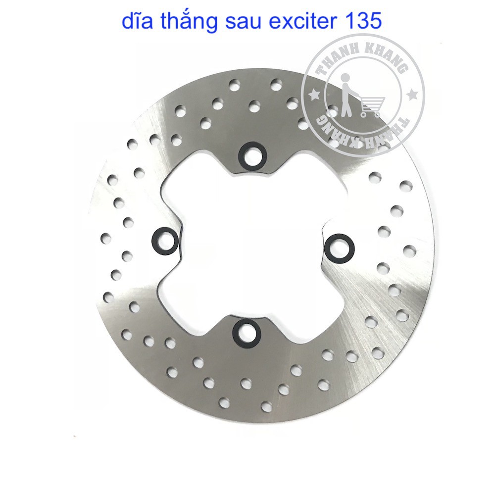 Đĩa sau Exciter 135 ( dĩa thắng phanh dầu kiểu zin Ex135 Yamaha ) Sensei-store