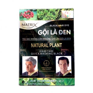 Dầu gội Matrix Gội Là Đen (10 gói x 25ml/hộp)