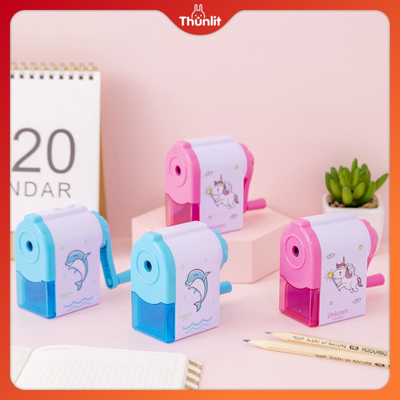 Đồ chuốt bút chì Thunlit bằng nhựa ABS hình hoạt hình đáng yêu cho trẻ