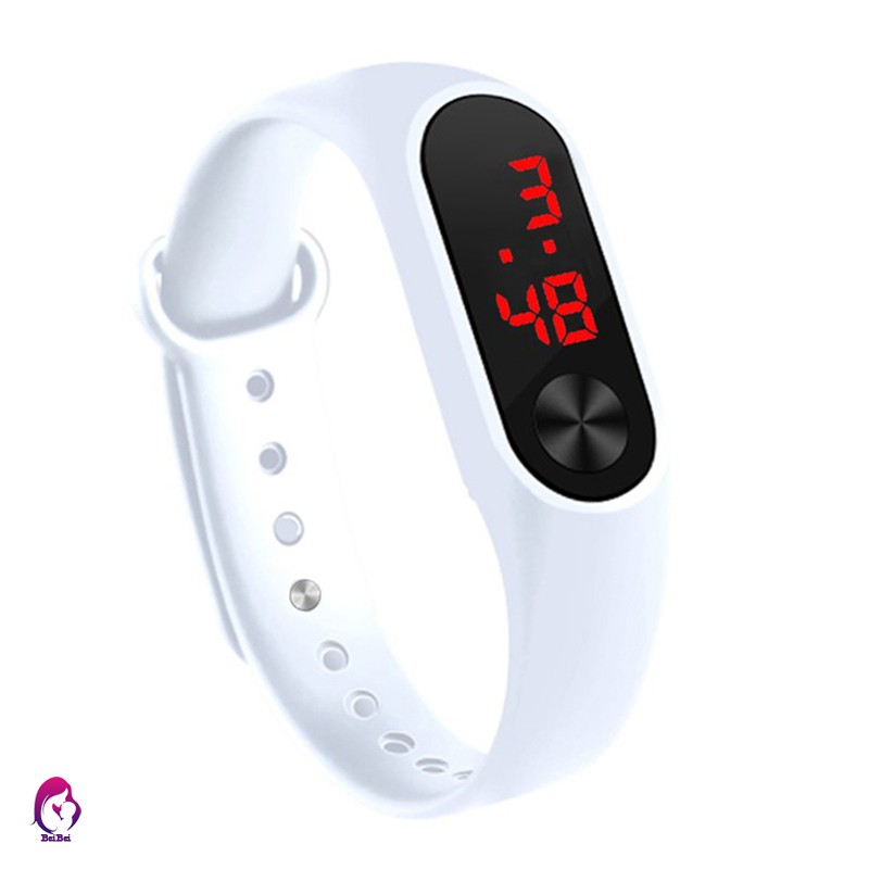 Đồng Hồ Thể Thao Điện Tử Đèn Led Dây Silicone Cho Nam Và Nữ