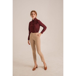 OLV - Áo sơ mi Printed Long Sleeve in Red