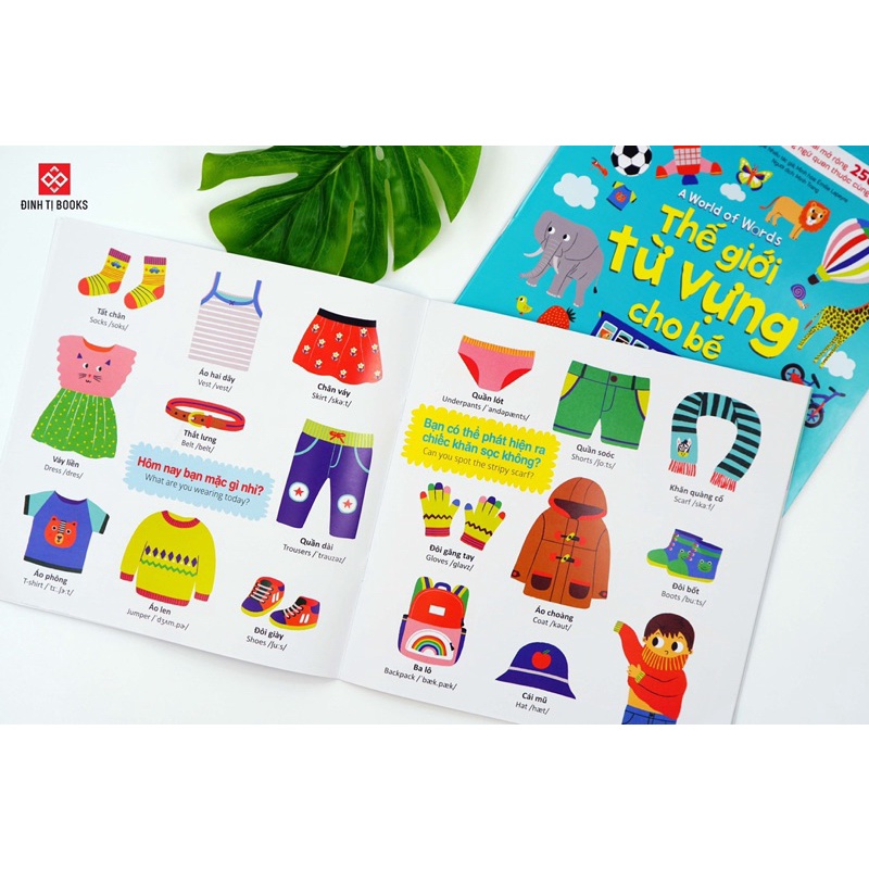 Sách-A world of words - Thế giới từ vựng cho bé