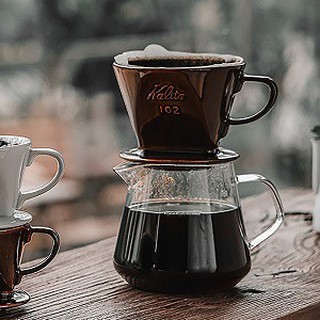 PHỄU PHA CÀ PHÊ BẰNG SỨ KALITA CERAMIC 102 (BROWN)