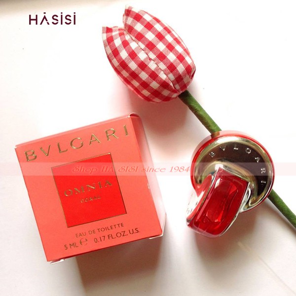 NƯỚC HOA MINI BVLGARI - Omnia Coral EDT 5ml ( ĐỎ - NỮ )