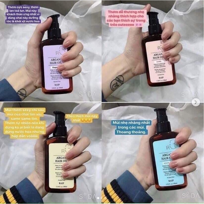 Tinh chất dưỡng tóc R3 Argan Hair Oil