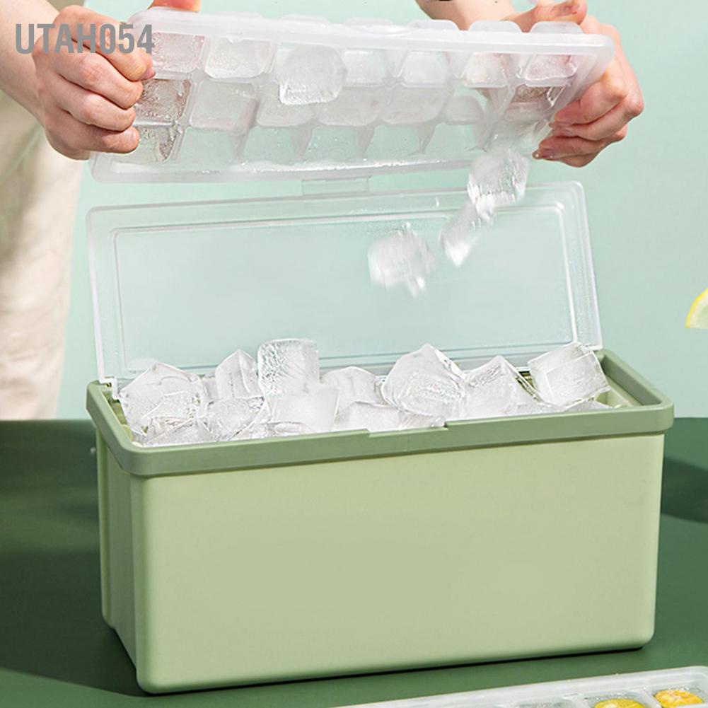 Khay đá 3 tầng dung tích lớn kèm xẻng làm đá thích hợp cho mùa hè