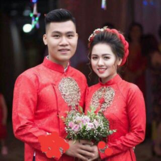 Áo dài cặp dâu rễ