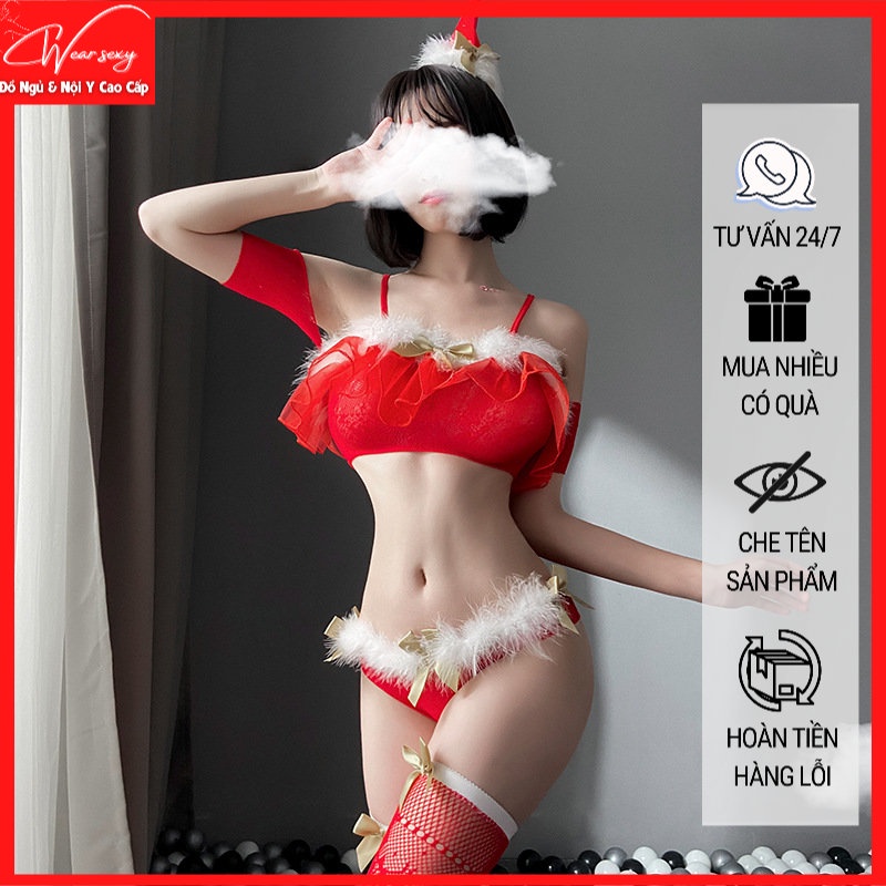 [NOEL] Cosplay Mỹ Nhân Giáng Sinh Ngọt Ngào Quyến Rũ 7437 [CWEAR.SEXY_Đồ ngủ &amp; Nội y cao cấp]