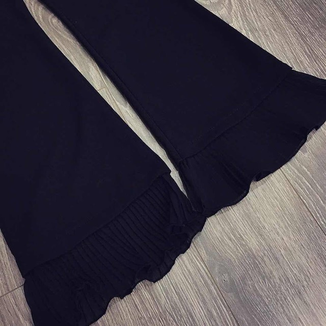 QUẦN LOE SKINNY VẢI PHỐI REN CẠP CAO HÀNG QCL1 MS14266