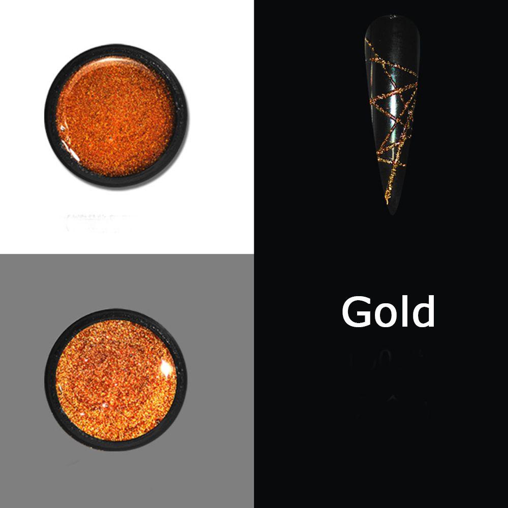 OCEANMAP Gel Sơn Móng Tay Màu Kim Tuyến Phản Quang Chuyên Nghiệp DIY