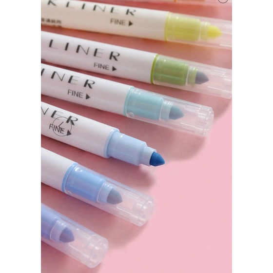 (lẻ) Bút Highlight Milkliner - Bút Dạ Bản Dupe hoàn hảo của Mildliner