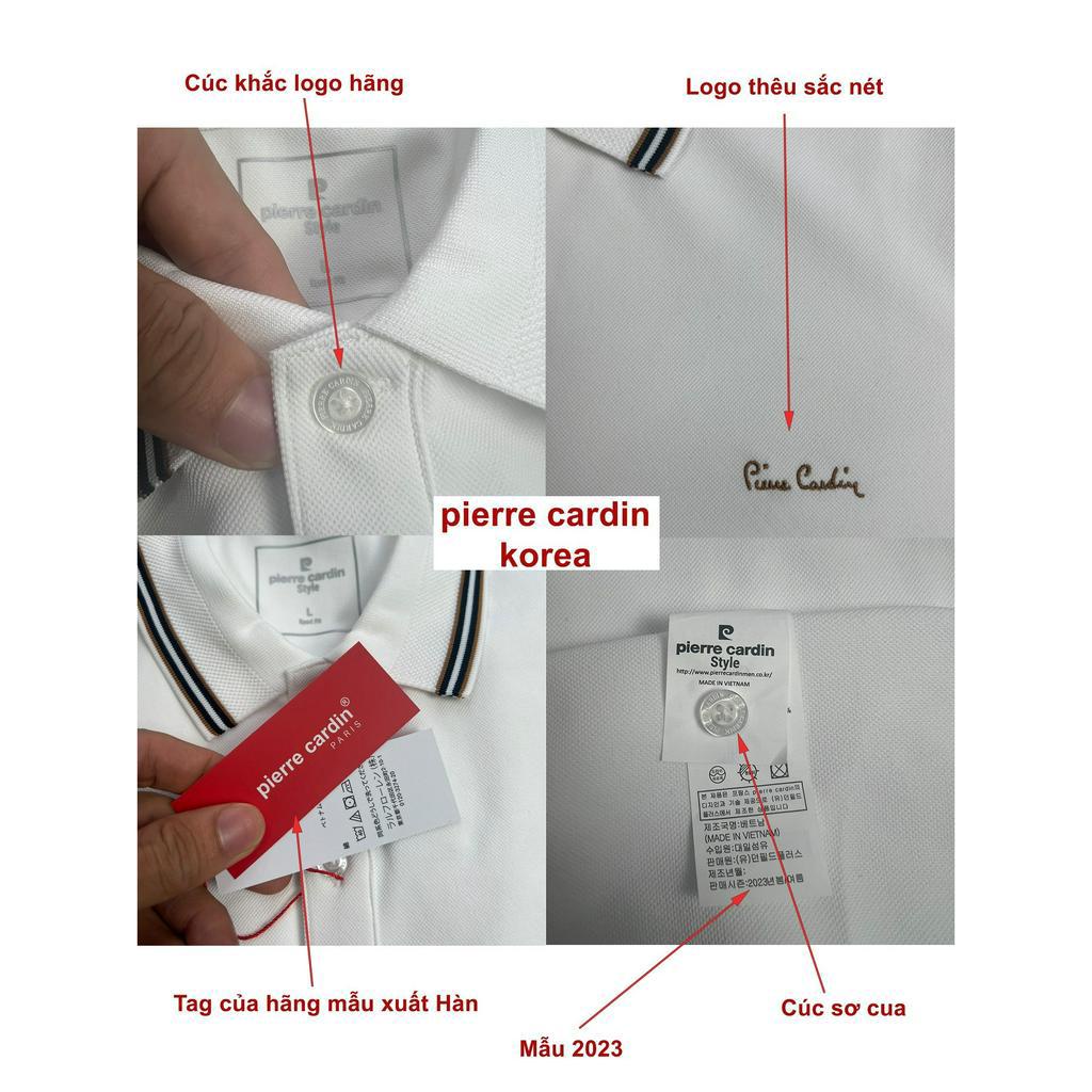 Áo Polo, Áo Polo Nam,Áo Thun Nam Pierre Cardin Chính Hãng Xuất Dư Hàn Hè 2023 Chất Cotton Thoáng Mát