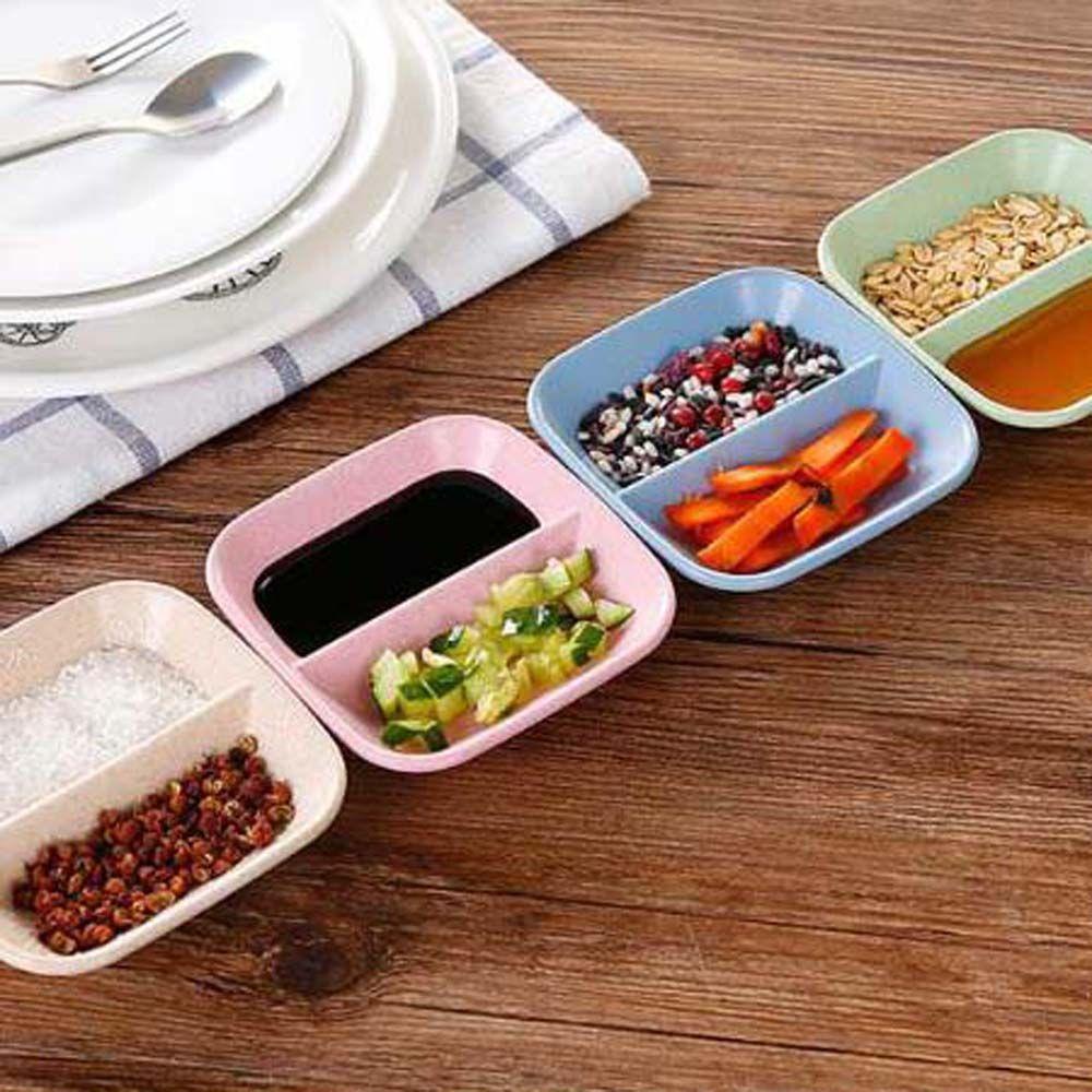 Đĩa Đựng Nước Chấm Hai Ngăn Sáng Tạo Cho Nhà Hàng