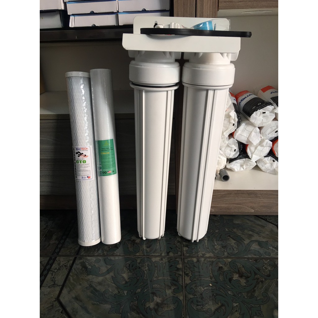 Bộ 2 cốc lọc 20 inch Ren 21 kèm lõi, phụ kiện
