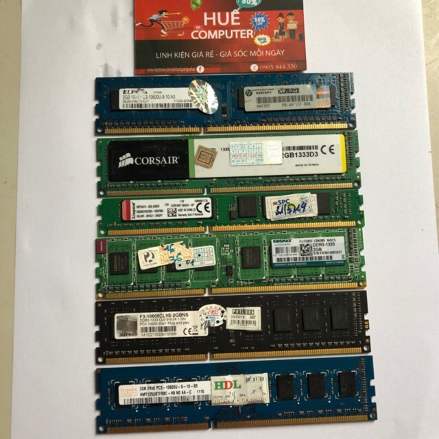 Ram máy tính DDR3 2Gb bus 1333/1600 bảo hành 03 tháng